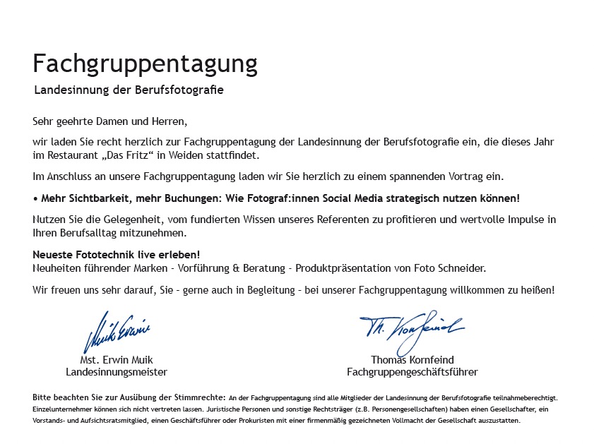 Fachgruppentagung
